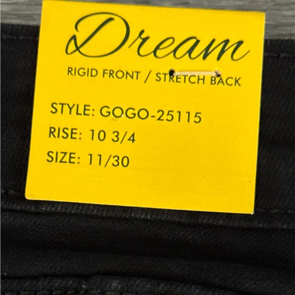 GOGO High Rise Distressed Black Stretch Jeans, Size 30…Brand New with Tags! - Picture 8 of 15